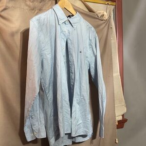 Tommy Hilfiger Light Blue Button-Up Shirt